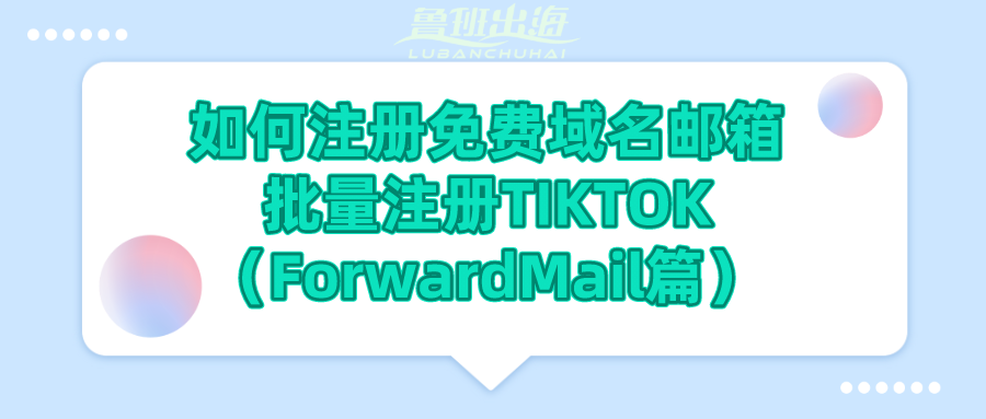 批量域名查询软件_用域名邮箱如何批量注册TIKTOK（ForwardMail篇）