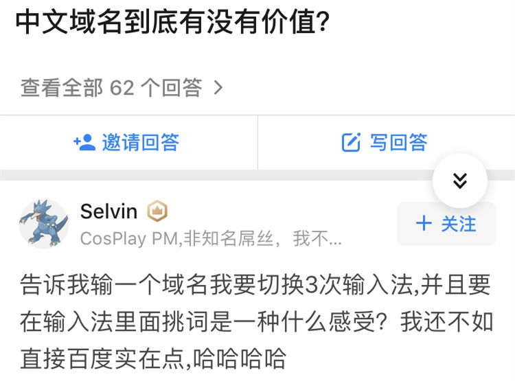 中文域名解析查询_中文域名有实际价值吗？那些关于域名不得不说的事