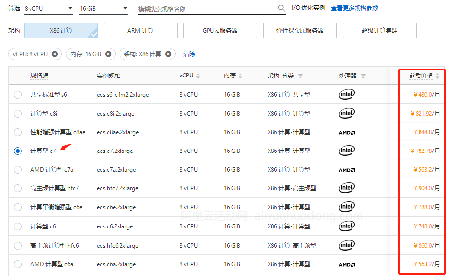 计算型c7实例8核16G选择展示图.png