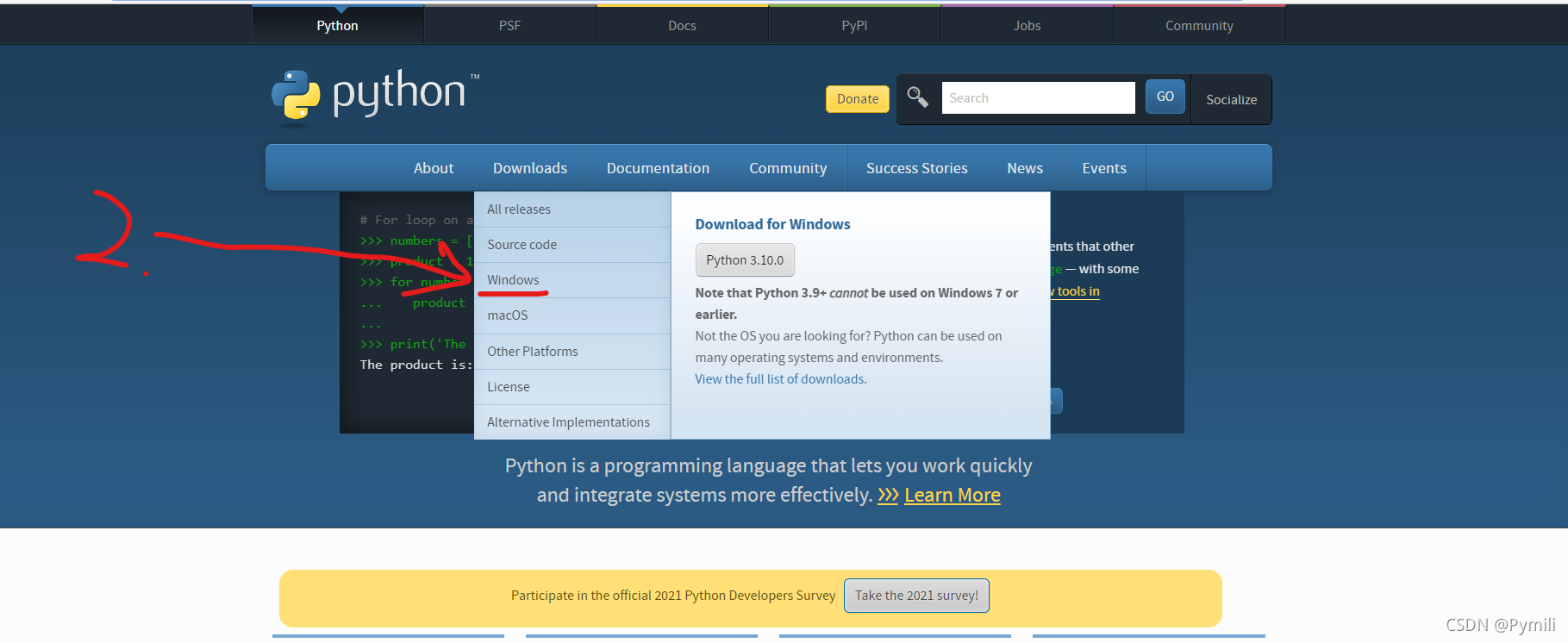 python 安装_ Python 3.9.6 64位安装教程 _Python 3.8-3.9 安装包下载