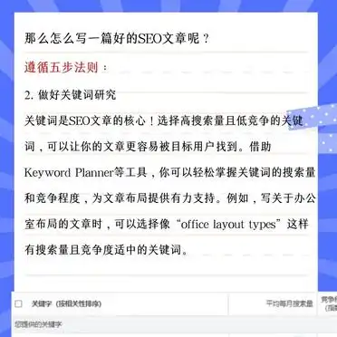 SEO文章优化技巧_如何做seo优化_提升网站流量六步法