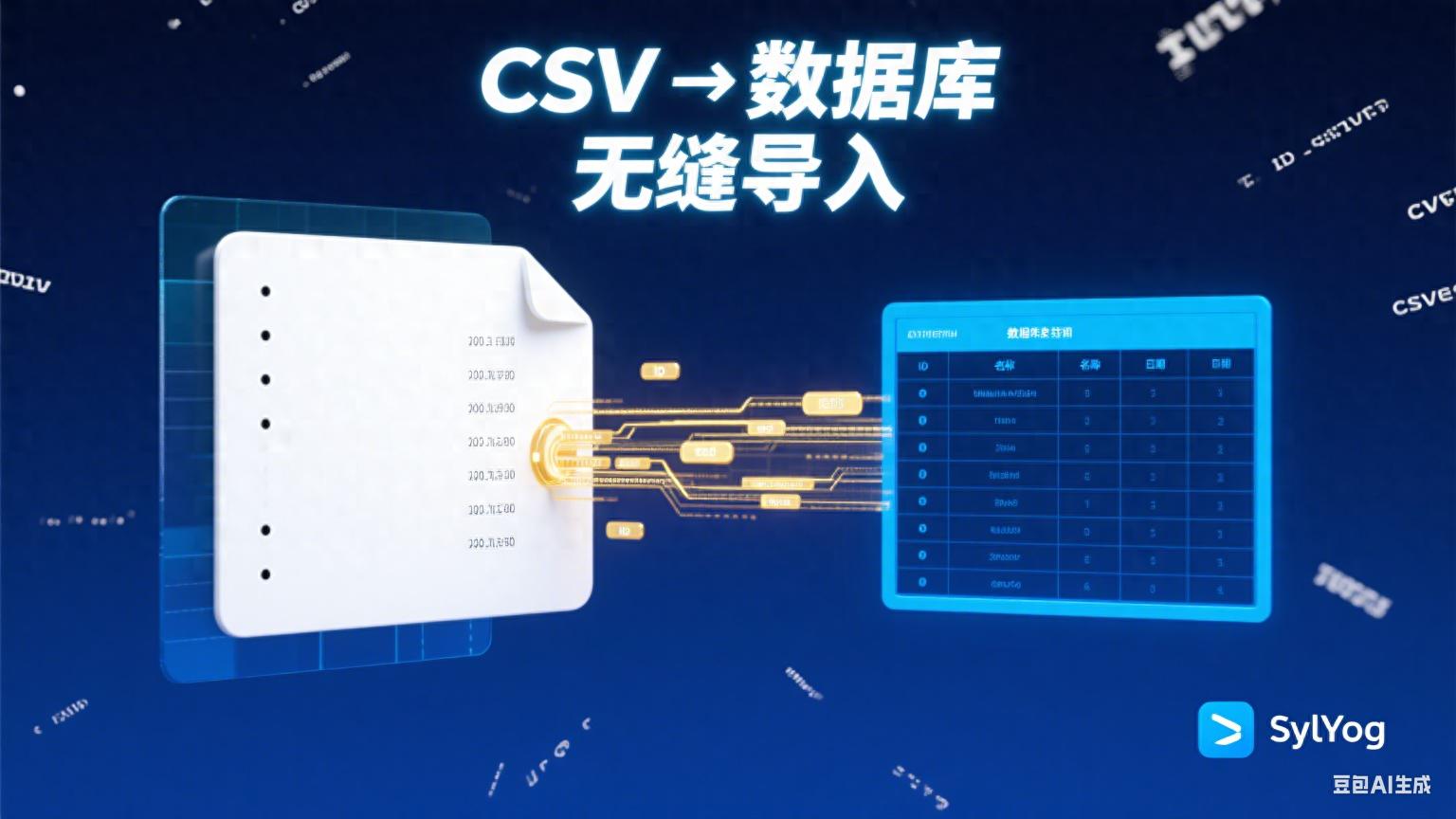 导入csv数据到数据库_企业给的csv数据如何导入到数据库中？